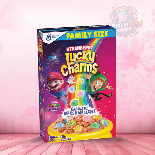 Lucky Charms x Super Mario Strawberry Galactic Marshmallows 297g