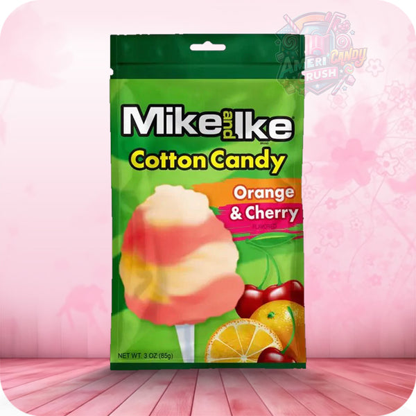 Mike & Ike Cotton Candy Orange & Cherry 3oz (85g)