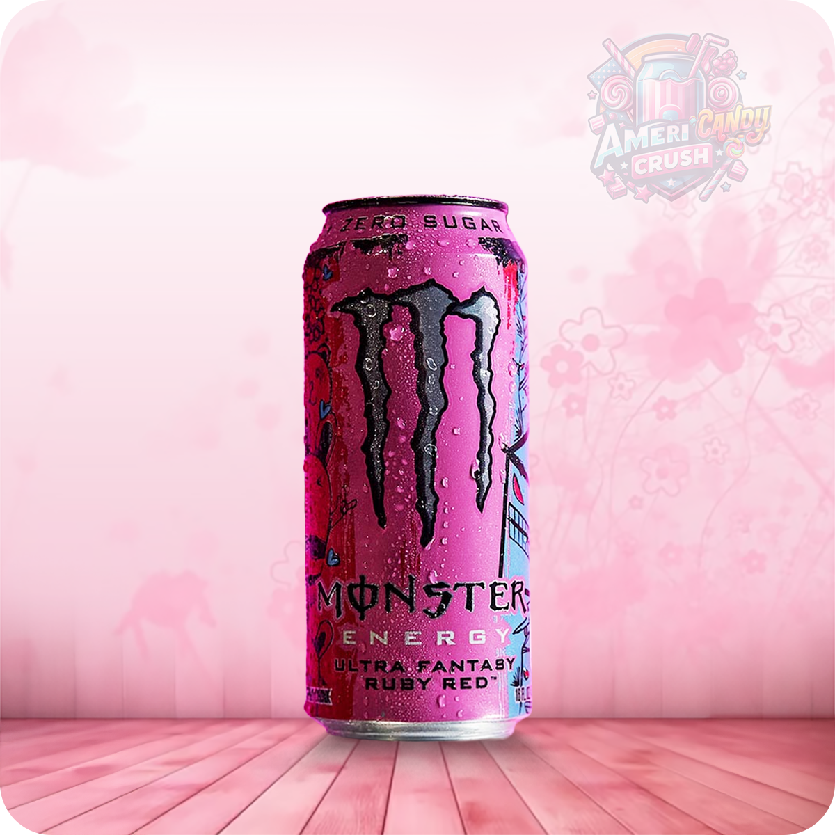Monster Energy Ultra Energy Drink Fantasy Ruby Red 500ml UK – Americandy