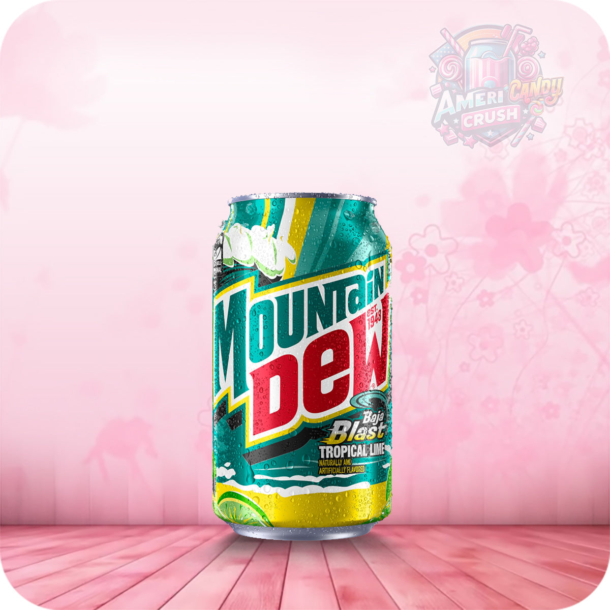 Mountain Dew Baja Blast Tropical Lime 355ml Soda
