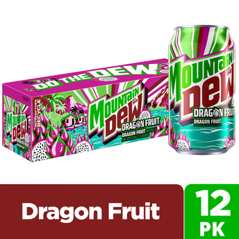 Mountain Dew Dragon Fruit 355ml Soda LIMITED EDITION