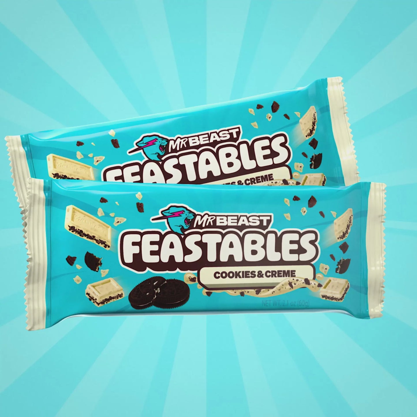Mr. Beast Feastables Cookies And Cream | 60g