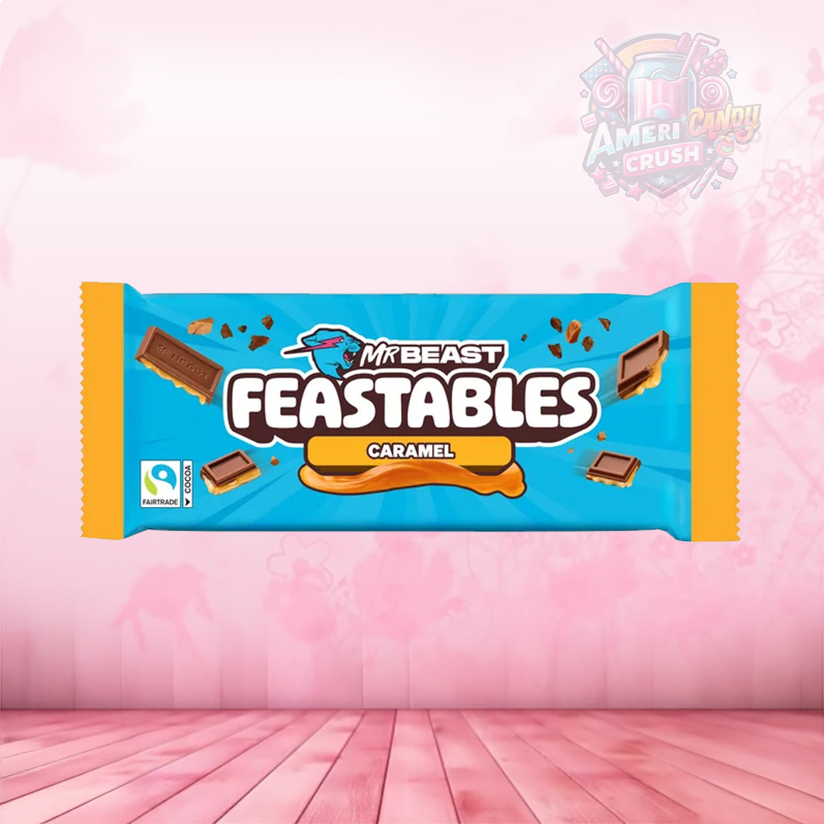 Mr Beast Feastables Caramel Milk Chocolate Bar (60g)