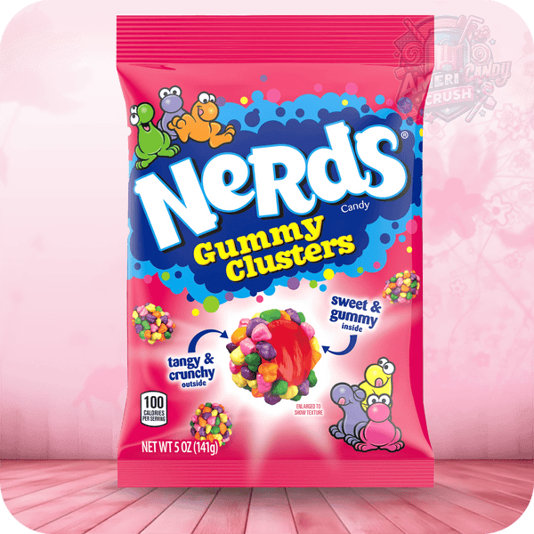 Nerds Gummy Clusters Medium Peg Bag 141g