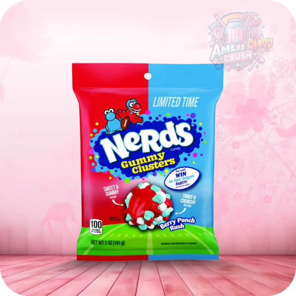 Nerds Limited Edition Berry Punch Rush Gummy Clusters 5oz (141g)
