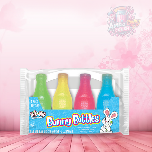 Nik-L-Nip Easter Bunny Wax Bottles 4-Pack 1.39oz (39g)