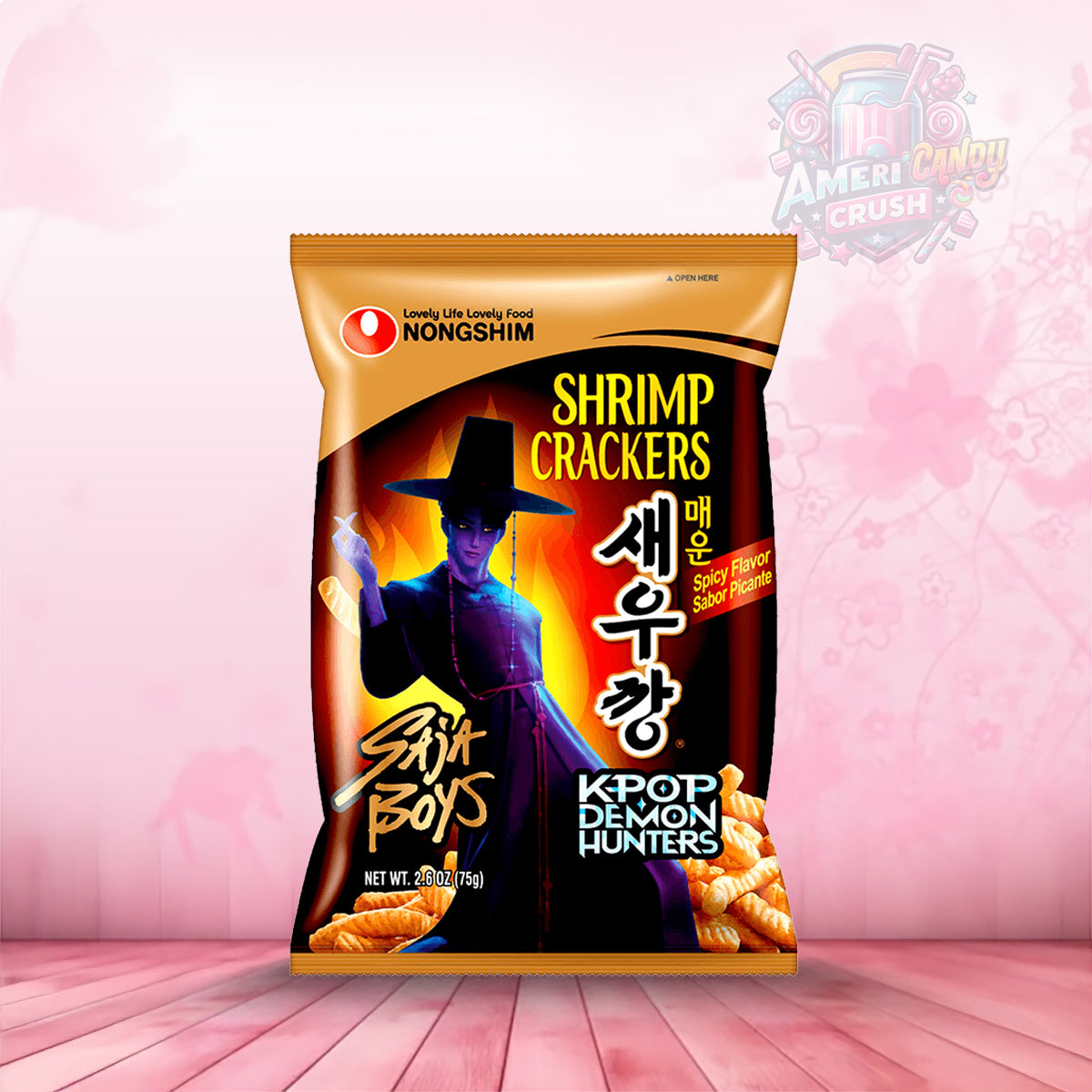 Nongshim x KPop Demon Hunters - Shrimp Cracker (Spicy) 75g – Haisue