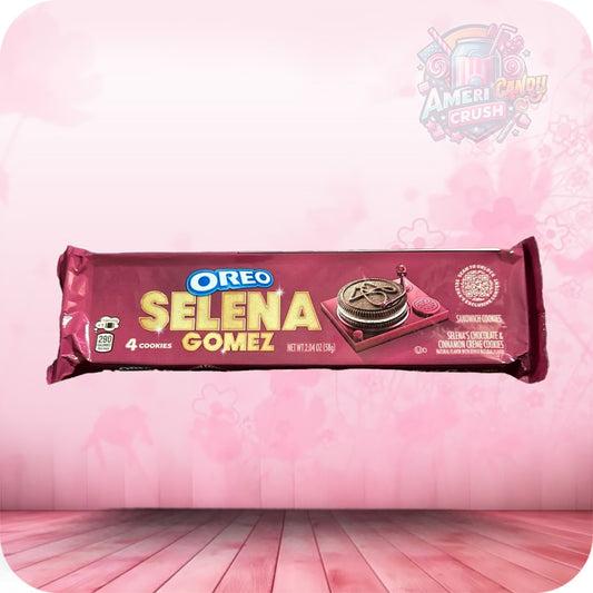 OREO Limited Edition Selena Gomez Chocolate & Cinnamon Creme Sandwich Cookies 2.04oz (58g)