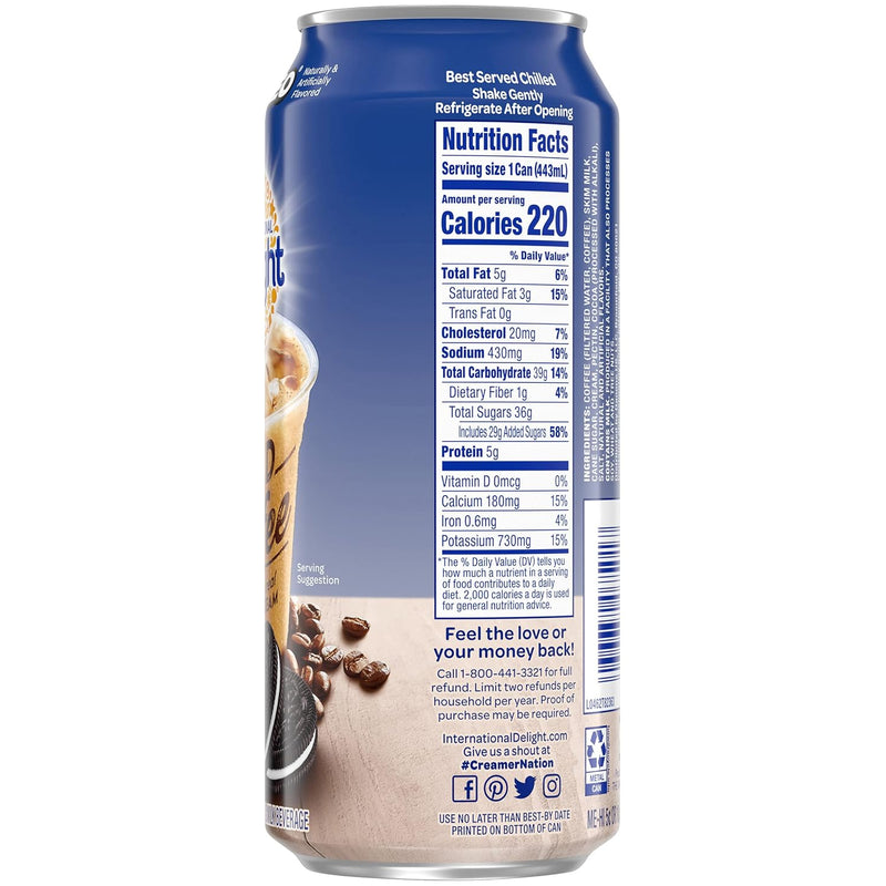 Oreo Iced Coffee Can International Delight 443ml