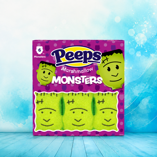 PEEPS Marshmallow Monsters 6 Pack 85g American Halloween Candy