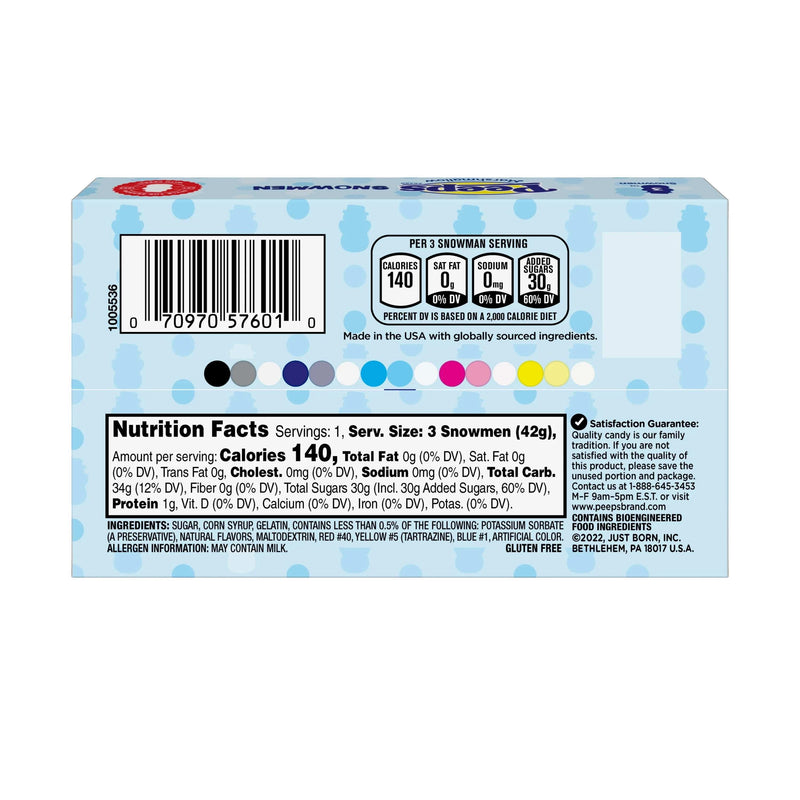 Peeps Snowmen 3ct