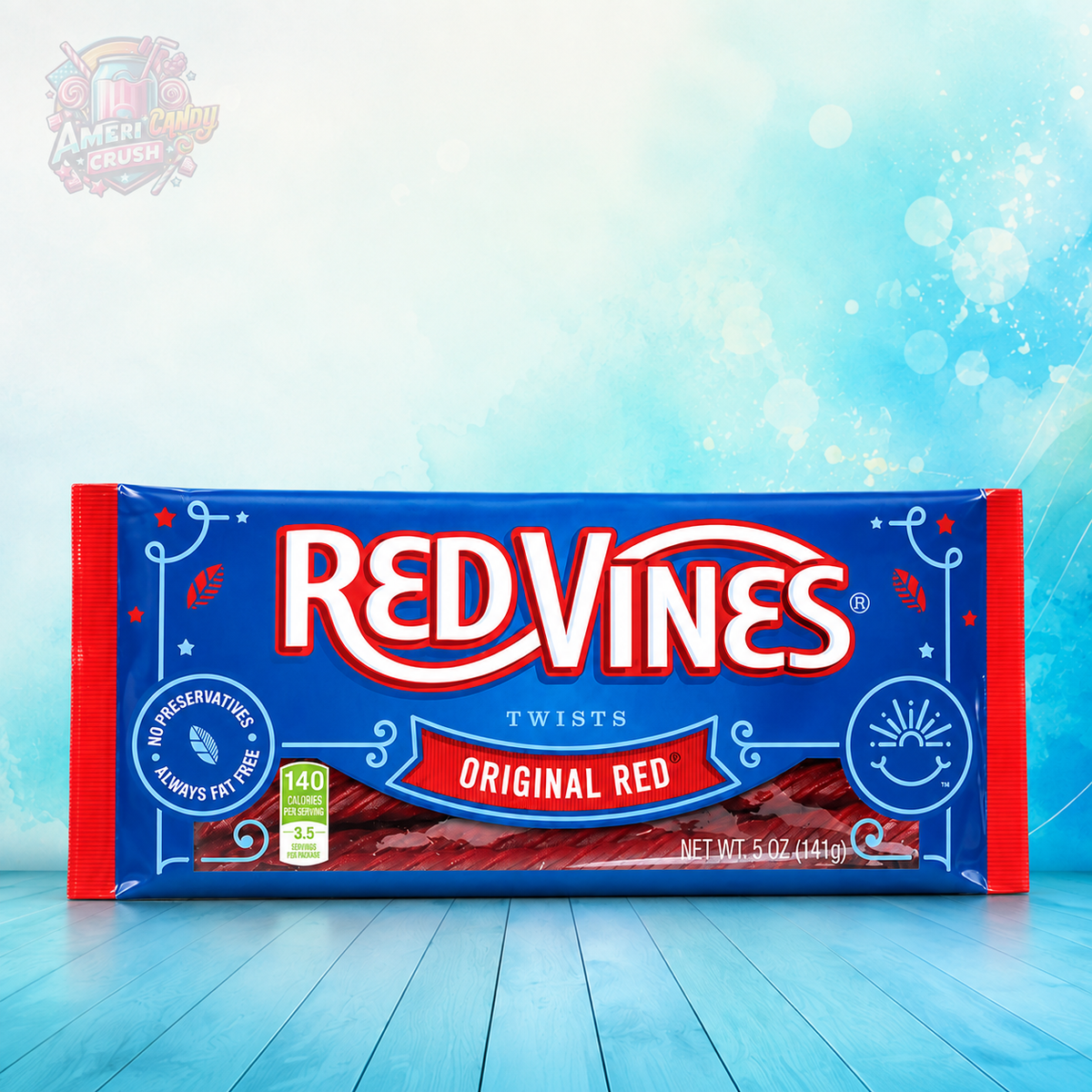 Red Vines Original Red Twists 5oz (142g) – American Licorice Candy Americandy
