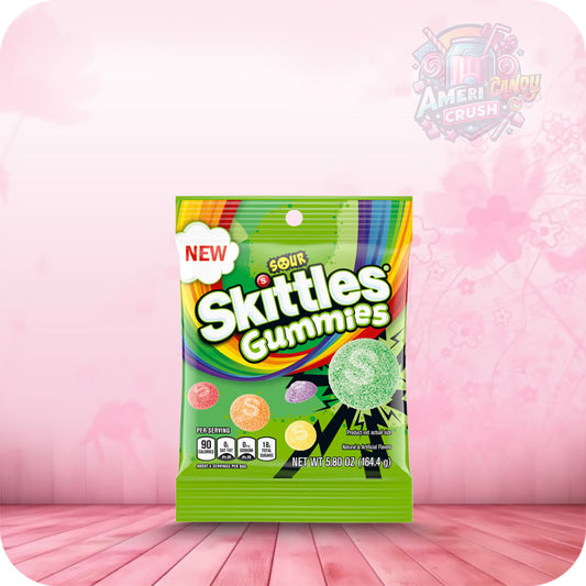 SKITTLES Sour Gummies Peg Pack 5.8oz 164.4g