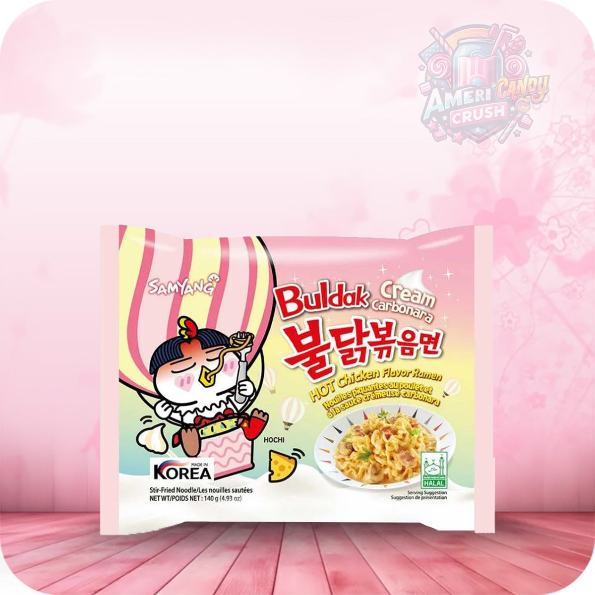 Samyang Buldak Cream Carbonara Hot Chicken Ramen 140g