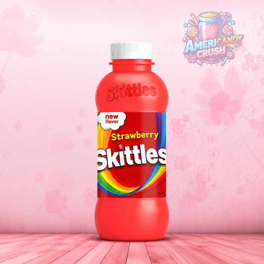 Skittles Bottle Drinks Strawberry USA 414ml