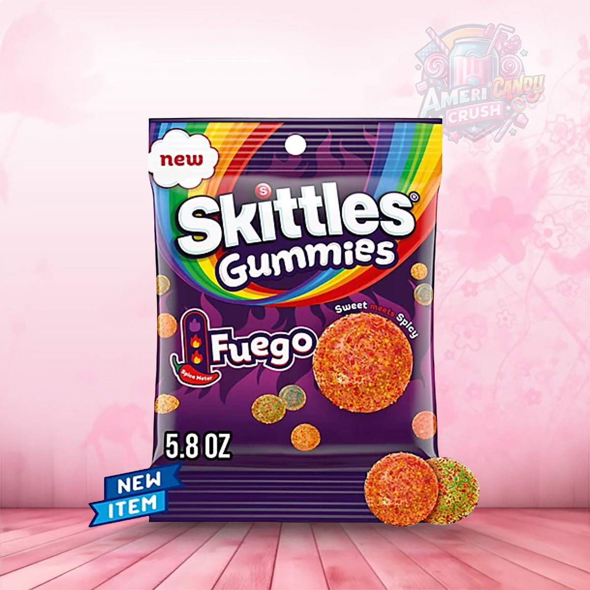 Skittles Gummies Fuego Peg 164g