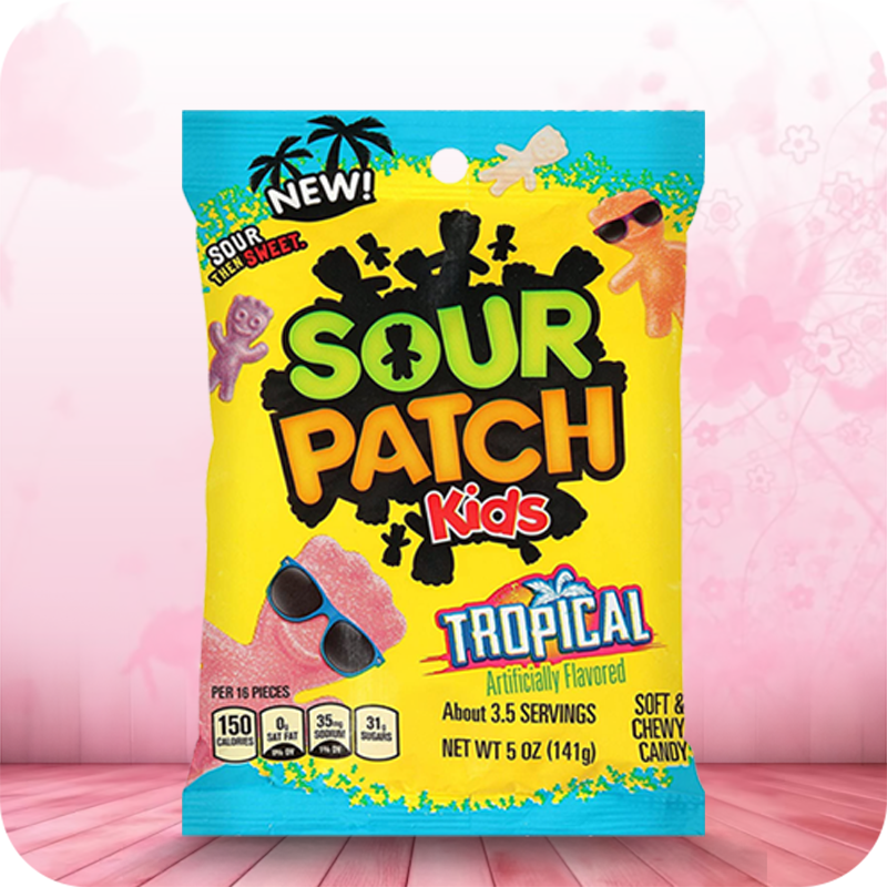 Sour Patch Kids Tropical Peg Bag 141g
