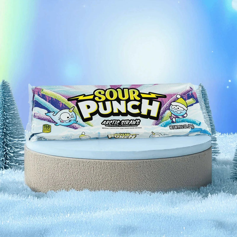 Sour Punch Arctic straw 3.2oz tray