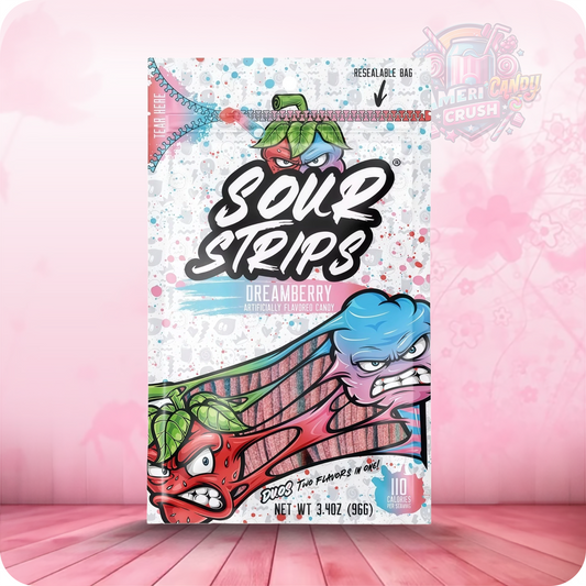 Sour Strips Dream Berry Candies 96g