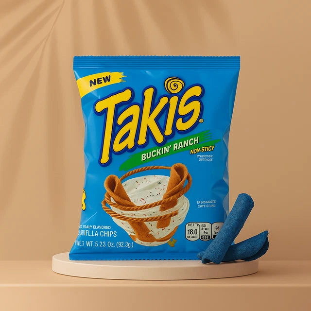 Takis Buckin Ranch Rolled Tortilla Corn Chips (80g)