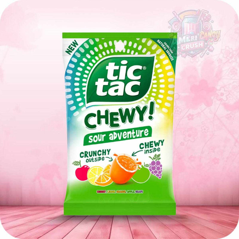 Tic Tac Chewy Sour Adventure Peg Bag (80g)