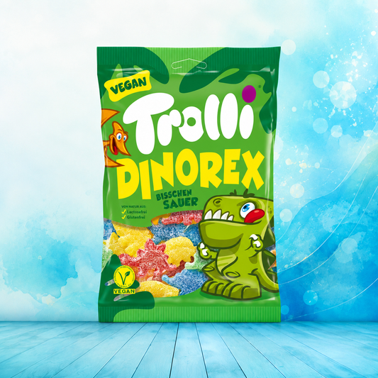 Trolli Dinorex Peg Bag 100g Americandy