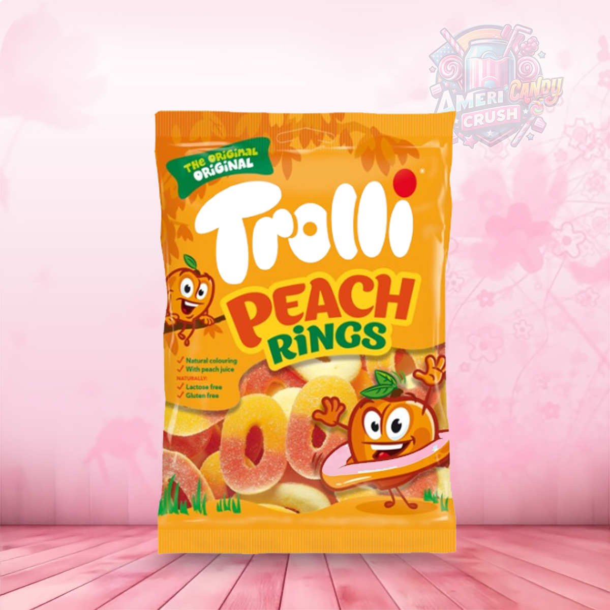 Trolli Halal Peach Rings 100g