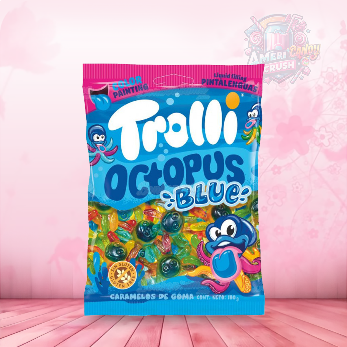 Trolli Octopus Blue Bags 100g