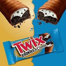 TWIX Cookies & Creme Sharing Size Candy Bar 77g