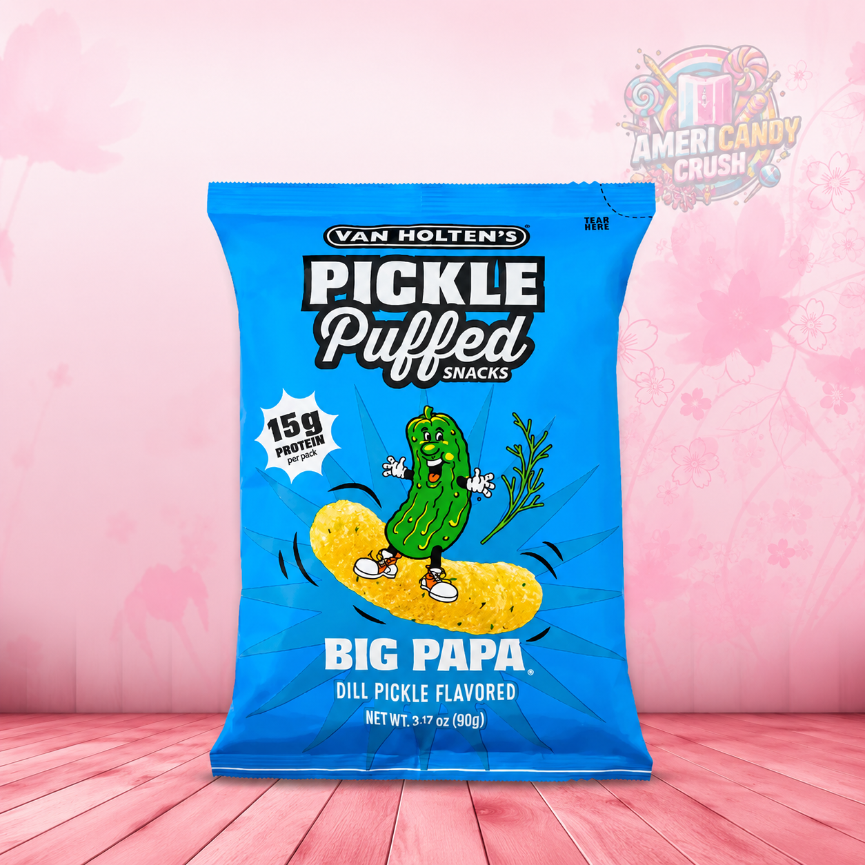 Van Holten's Puffed Snacks Pickle Big Papa 90g