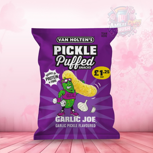 Van Holten's Puffed Snacks Pickle Garlic Joe 50g