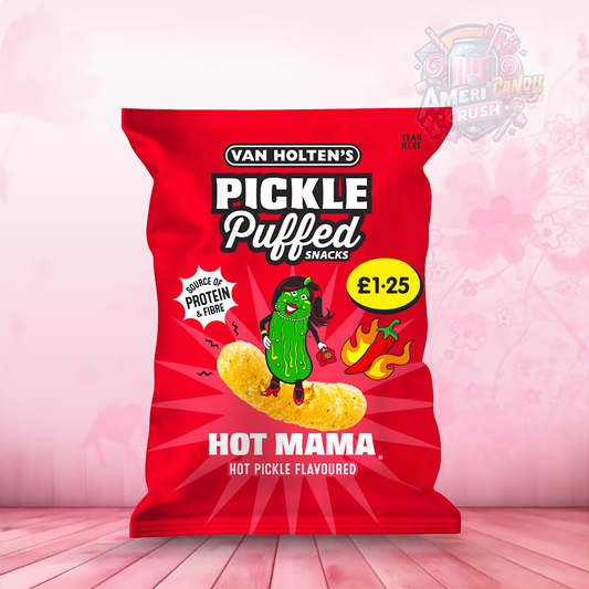 Van Holten's Puffed Snacks Pickle Hot Mama 50g