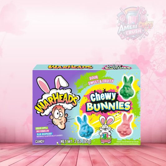 Warheads Easter Chewy Bunnies Theater Box 3oz (85g)