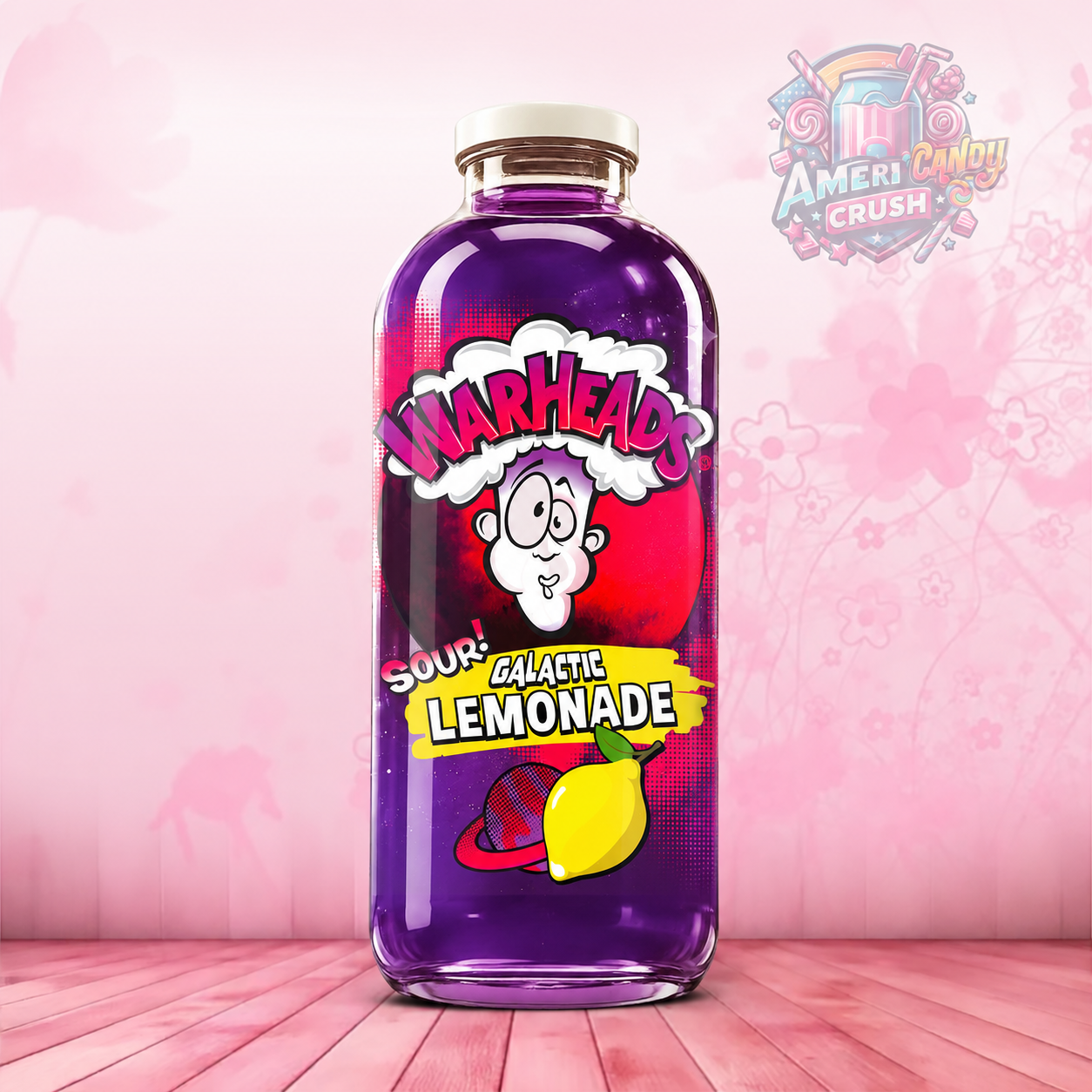 Warheads Sour Galactic Lemonade 16oz (473ml)
