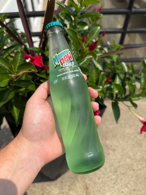 Baja Blast Tropical Lime Mexican Glass Bottle